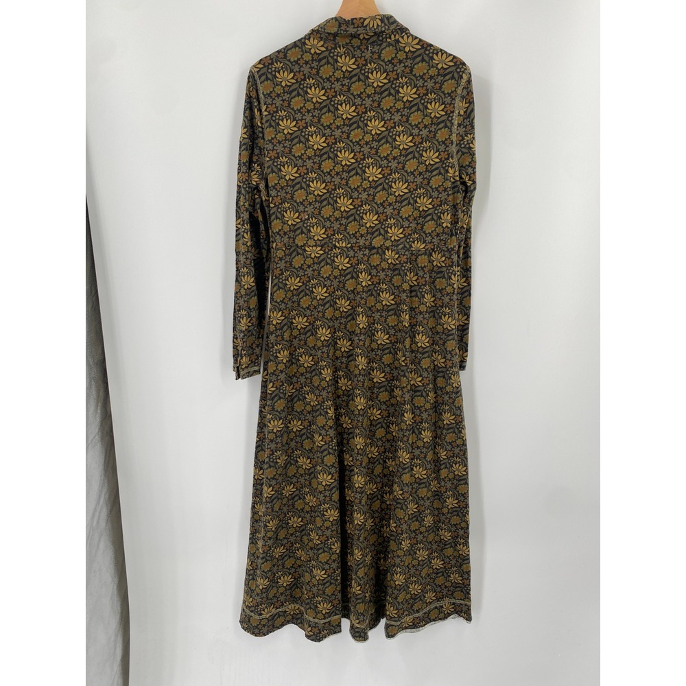 Natural Life Christa Maxi Dress Multicolor Floral Long Sleeve Button Front - Picture 6 of 6